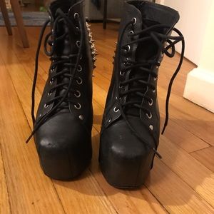 Jeffery Campbell Studded Heeled Booties